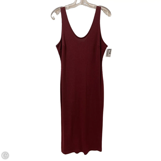 Dress Casual Midi By Lush In Red, Size: Xl