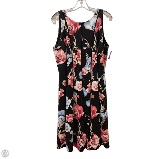Dress Party Midi By White House Black Market In Floral Print, Size: Xl