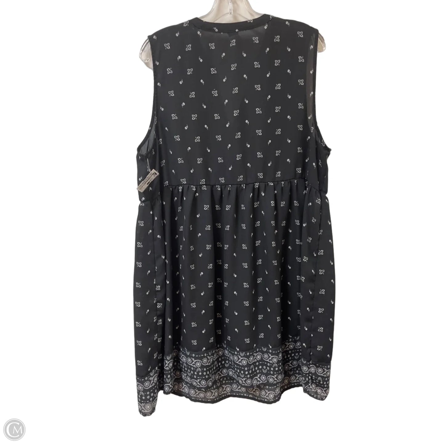 Dress Casual Midi By Old Navy In Black, Size: Xl