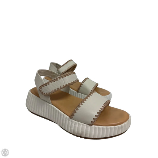 Sandals Heels Platform By Dolce Vita In Cream, Size: 9