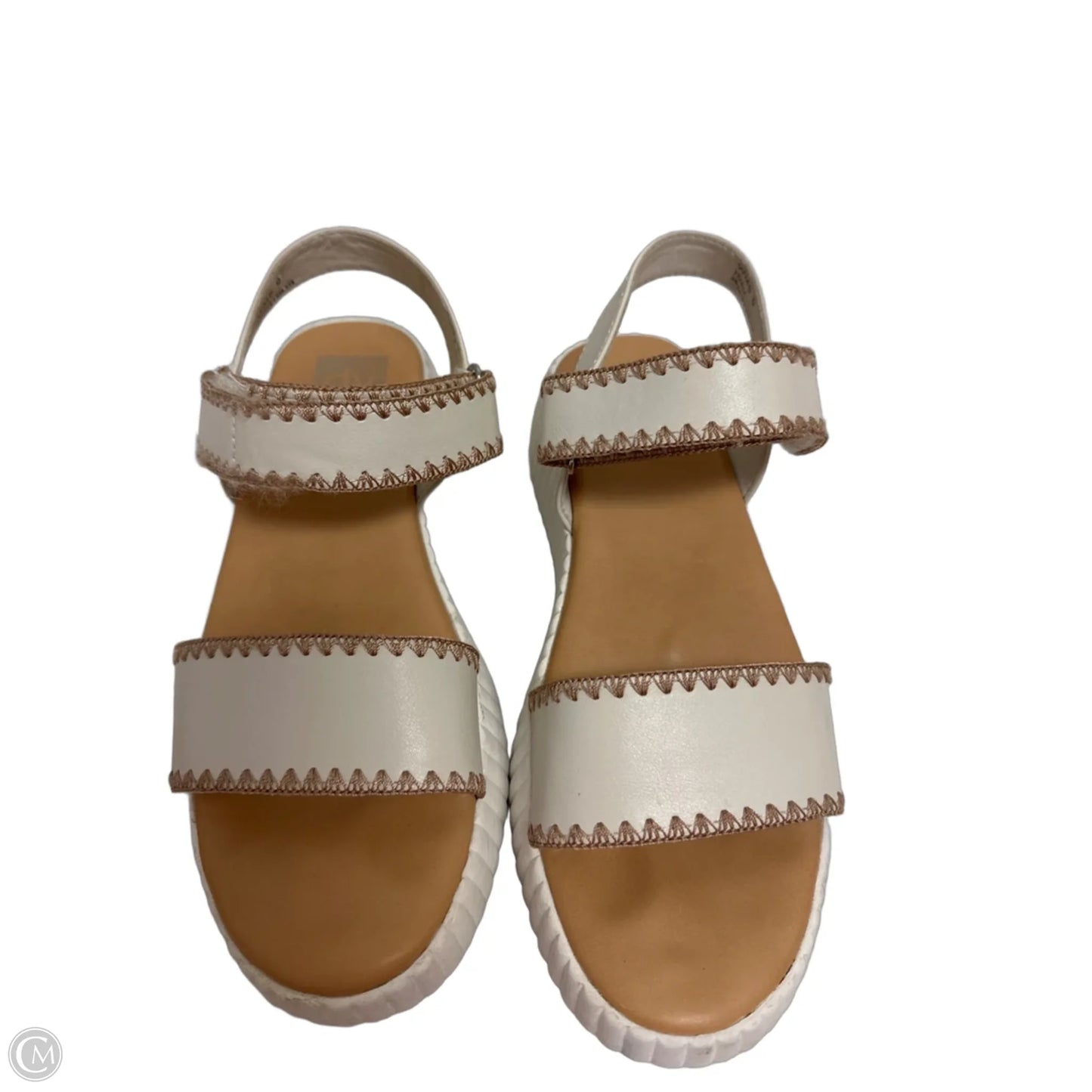 Sandals Heels Platform By Dolce Vita In Cream, Size: 9