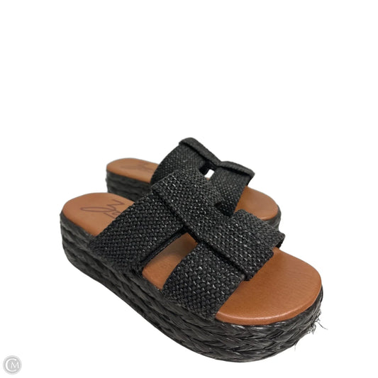 Sandals Heels Platform By Zodiac In Black, Size: 8.5