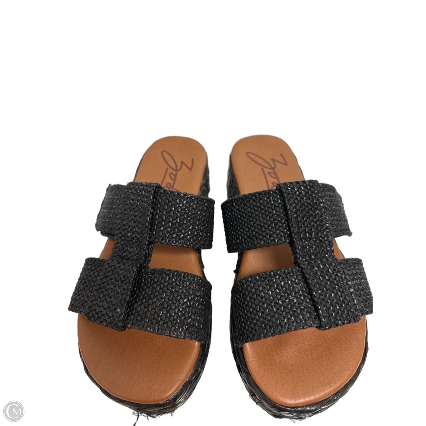 Sandals Heels Platform By Zodiac In Black, Size: 8.5