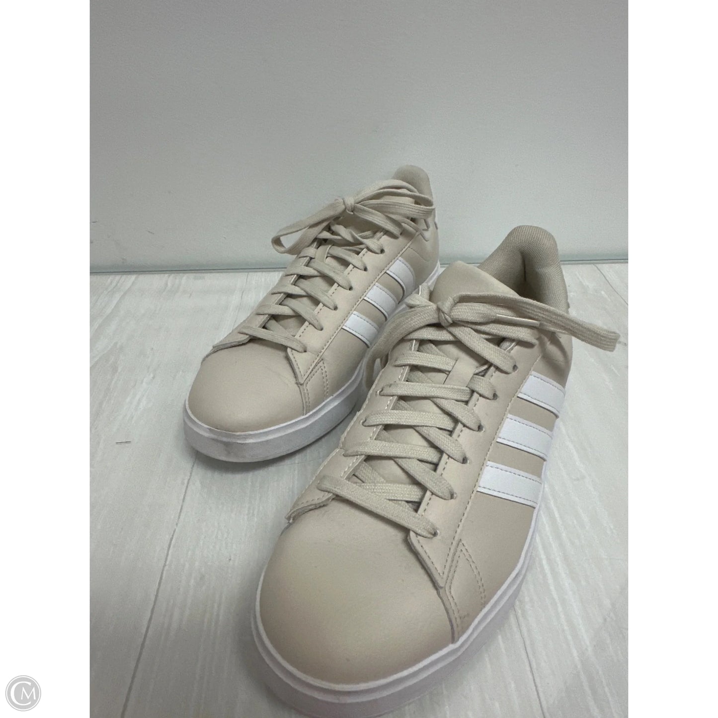 Shoes Sneakers By Adidas In Cream, Size: 9