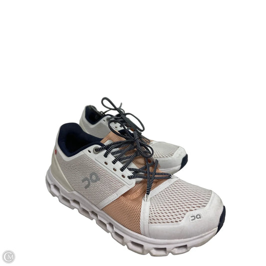 Shoes Athletic By On Cloud In Cream, Size: 9