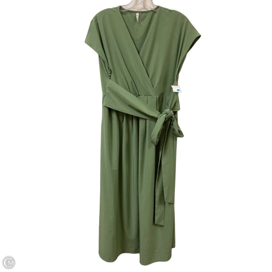 Dress Casual Maxi By Halara In Green, Size: L