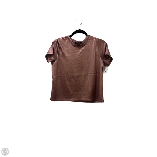 Top Short Sleeve By Truth In Pink, Size: M