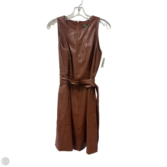 Dress Casual Midi By Taylor In Brown, Size: M