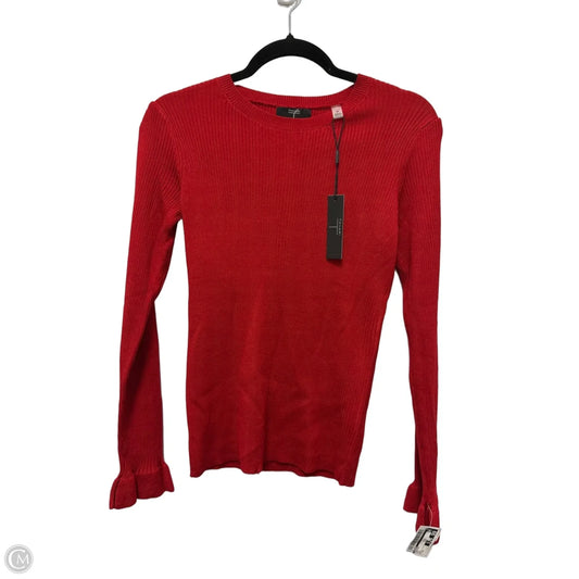 Sweater By Tahari In Red, Size: M