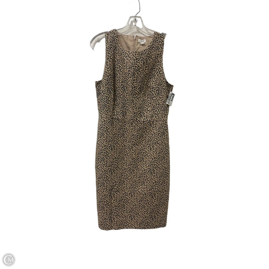 Dress Casual Midi By J. Crew In Animal Print, Size: M