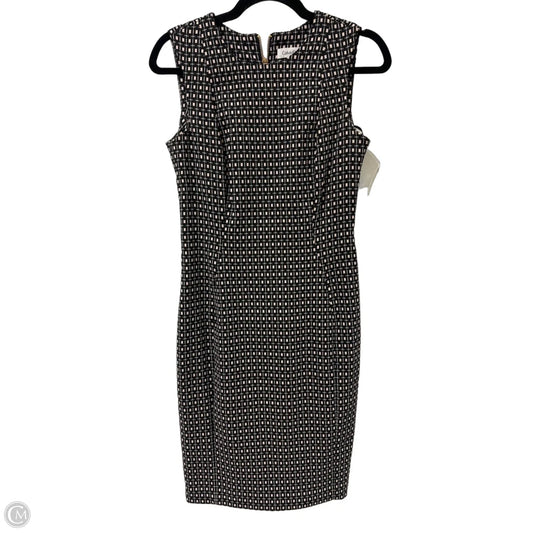 Dress Casual Midi By Calvin Klein In Black, Size: S