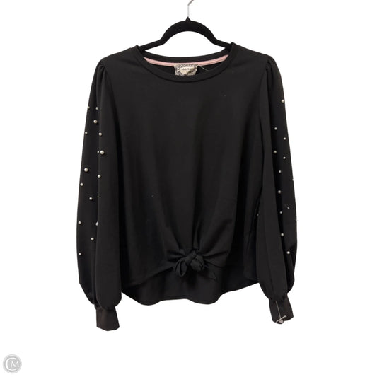 Sweater By Clothes Mentor In Black, Size: L