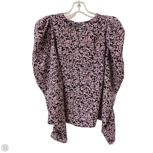 Top Short Sleeve By H&m In Purple, Size: L