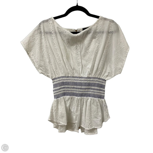 Top Short Sleeve By Cliche In White, Size: L
