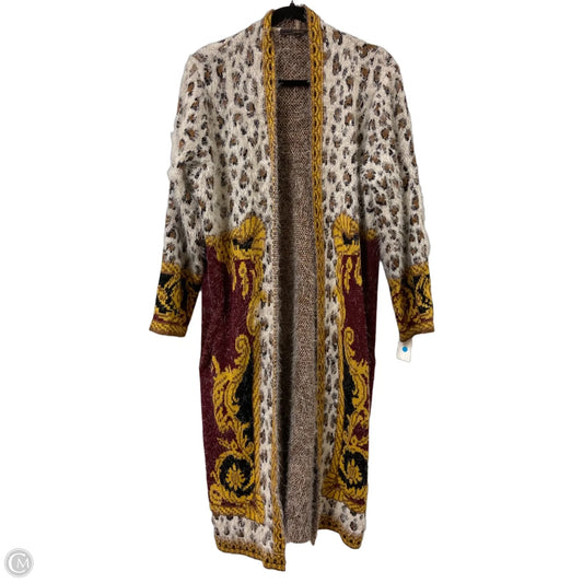 Sweater Cardigan By Clothes Mentor In Multi-colored, Size: L