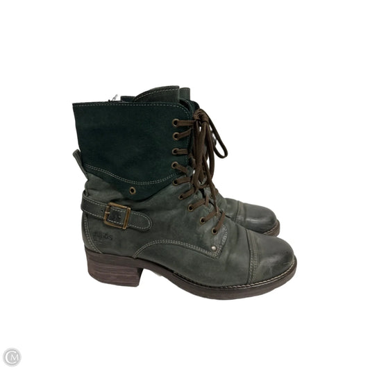 Boots Combat By Taos In Green, Size: 10