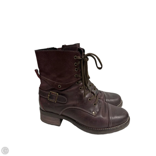 Boots Combat By Taos In Brown, Size: 10