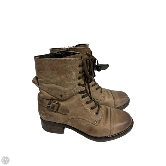 Boots Combat By Taos In Tan, Size: 10