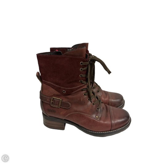 Boots Combat By Taos In Brown, Size: 10