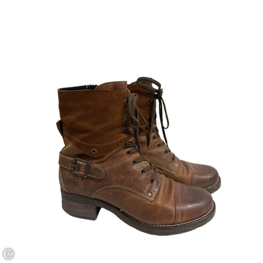 Boots Combat By Taos In Brown, Size: 10