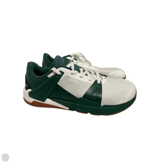Shoes Sneakers By Cma In Green & White, Size: 8.5