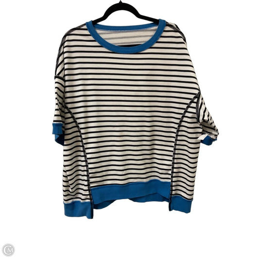 Top Short Sleeve By Clothes Mentor In Striped Pattern, Size: L