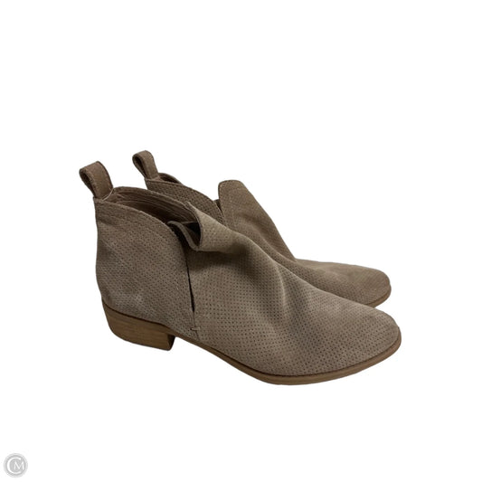 Boots Ankle Heels By Dolce Vita In Tan, Size: 10