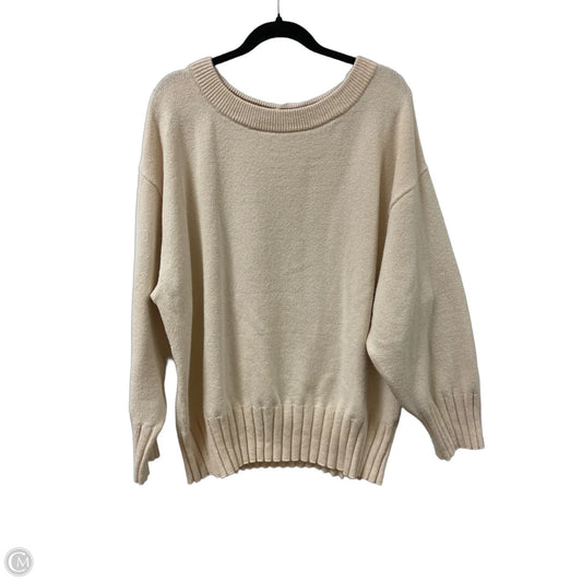 Sweater By Free People In Cream, Size: L