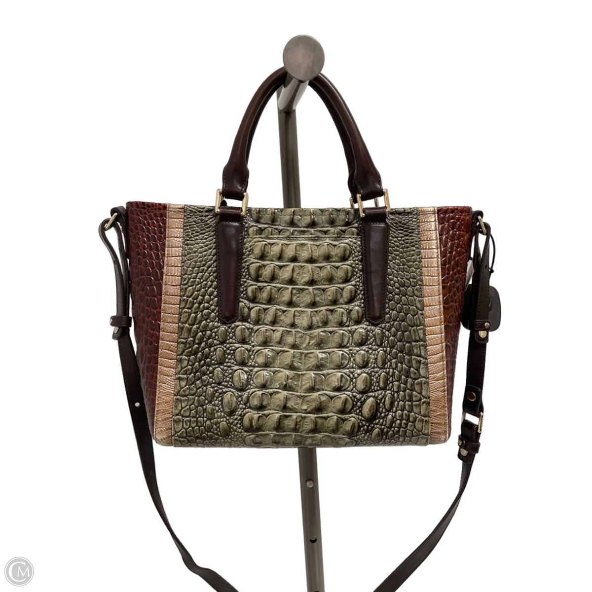 Handbag Designer By Brahmin, Size: Medium