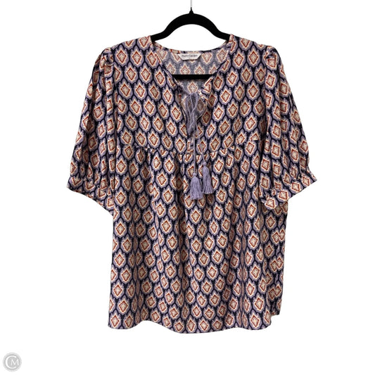 Top Short Sleeve By Prettygarden In Purple, Size: L