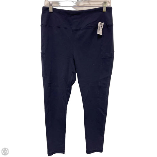 Athletic Pants By Talbots In Navy, Size: L