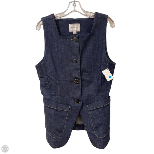 Vest Other By Maeve In Blue Denim, Size: M