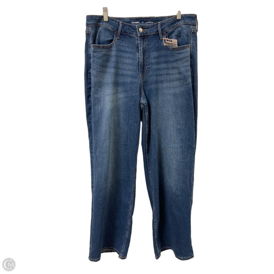 Jeans Wide Leg By Old Navy In Blue Denim, Size: 16