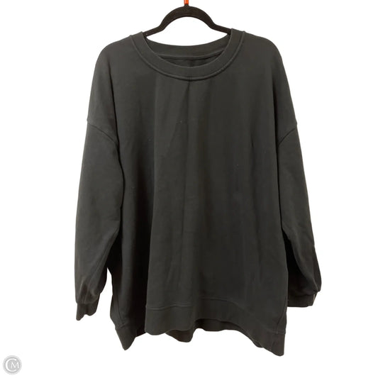 Sweatshirt Crewneck By Lululemon In Black, Size: Xl