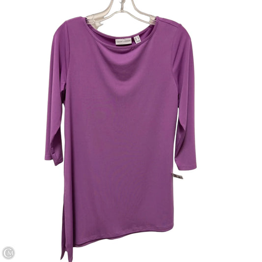 Tunic Long Sleeve By Susan Graver In Purple, Size: Xs