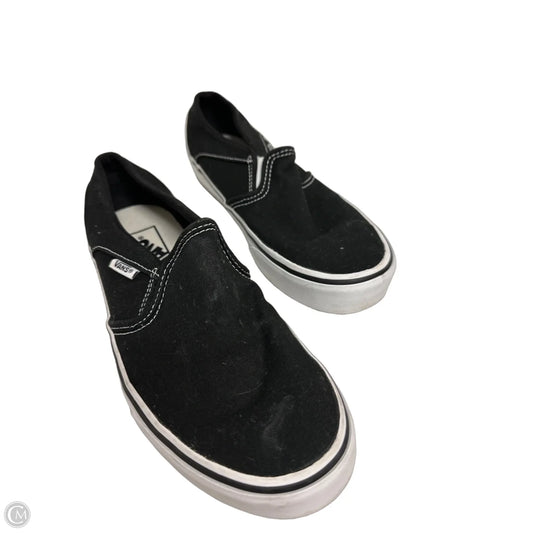 Shoes Sneakers By Vans In Black, Size: 7