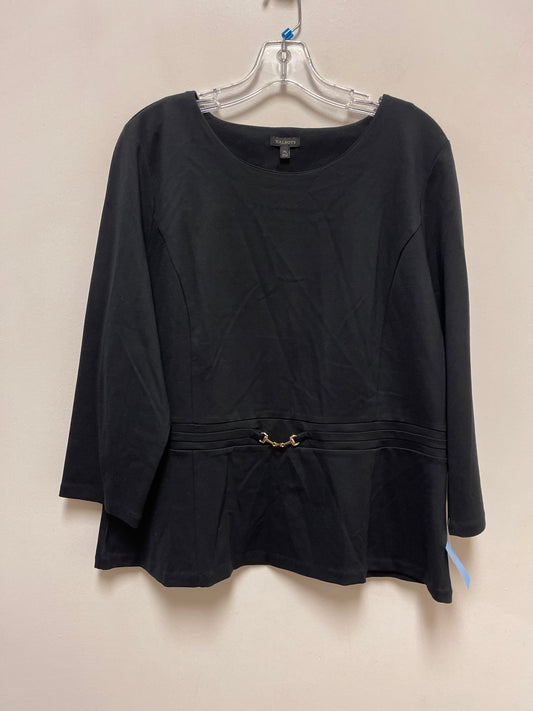 Top Long Sleeve By Talbots In Black, Size: Xl