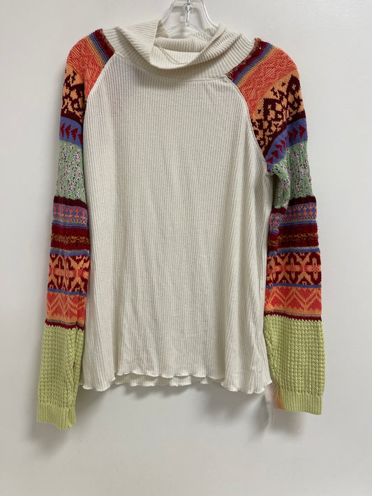 Sweater By Free People In Cream, Size: Xl