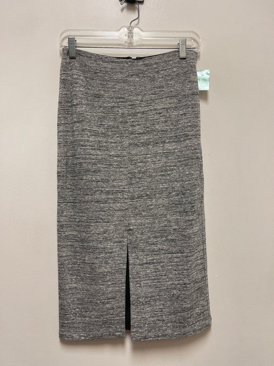 Skirt Midi By Alice + Olivia In Grey, Size: 8