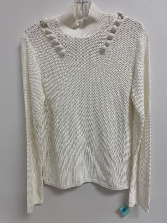 Sweater By Rebecca Taylor In Cream, Size: L