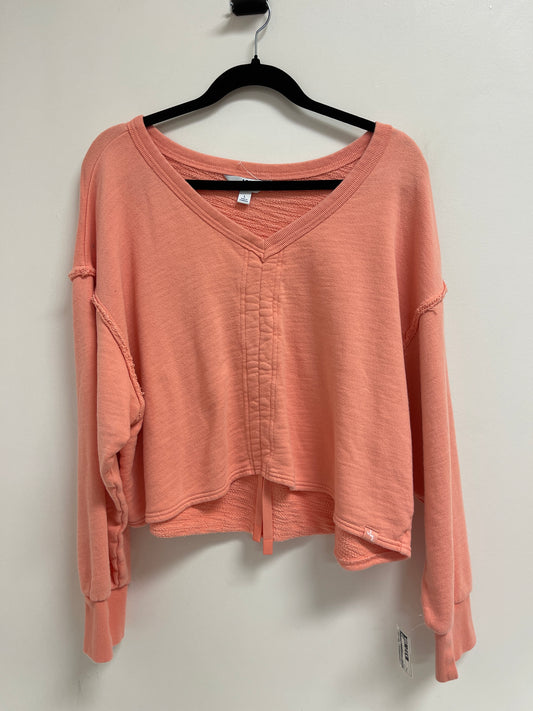 Sweater By Joy Lab In Peach, Size: L