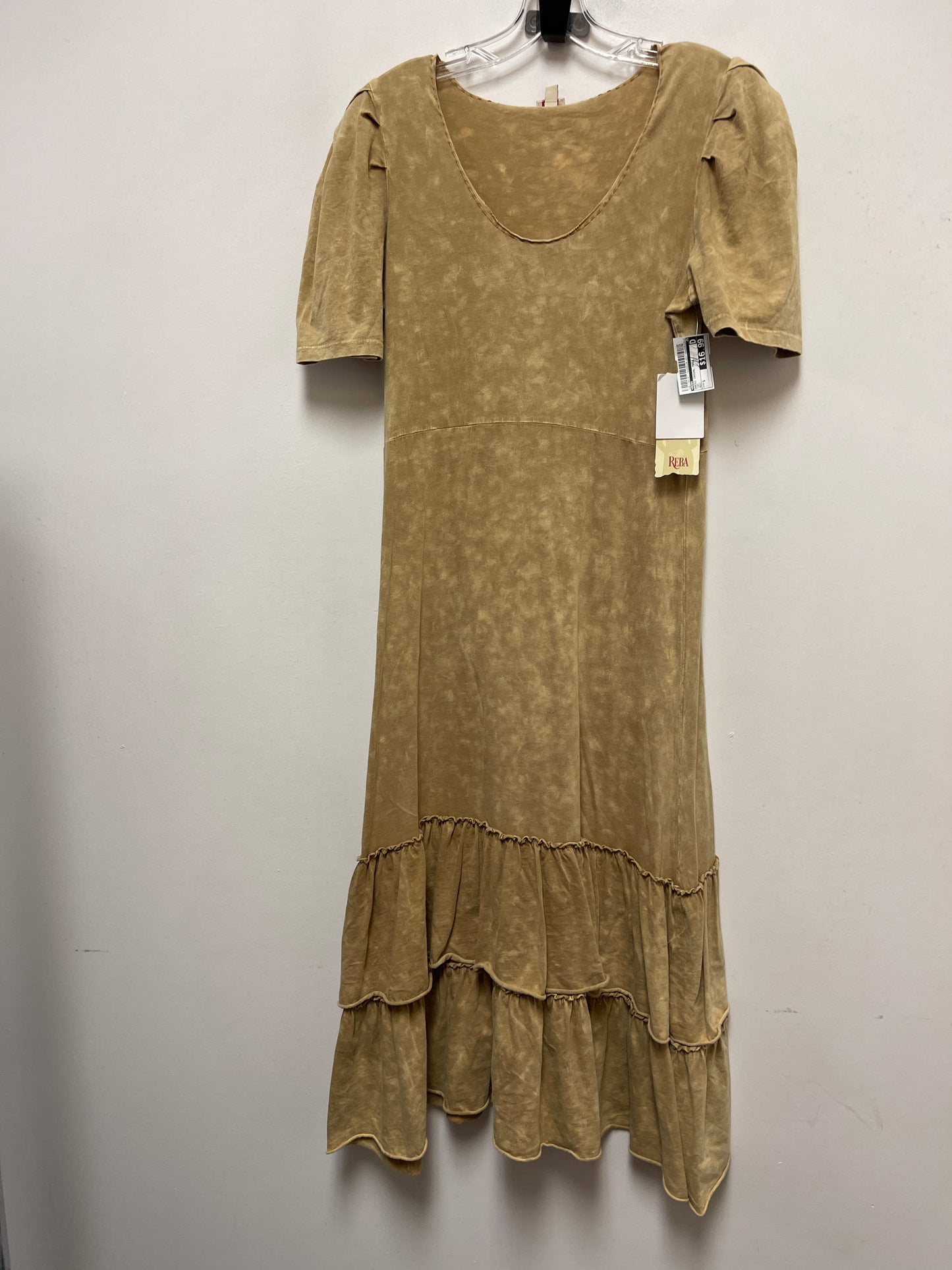 Dress Casual Maxi By Reba In Tan, Size: S