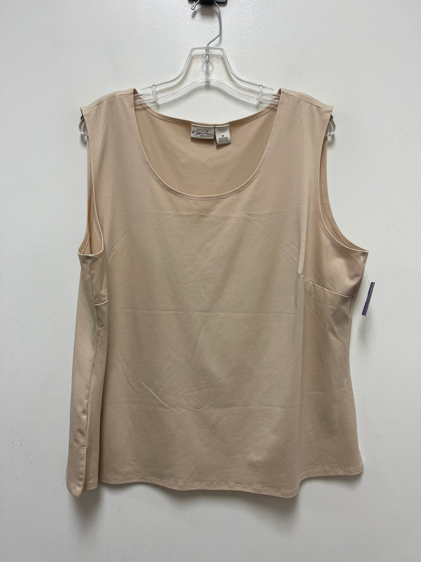 Top Sleeveless By Kim Rogers  Size: 3x