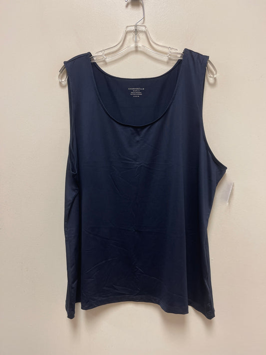 Top Sleeveless By Charter Club  Size: 3x