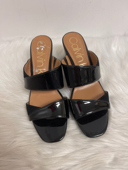 Sandals Heels Wedge By Calvin Klein  Size: 7