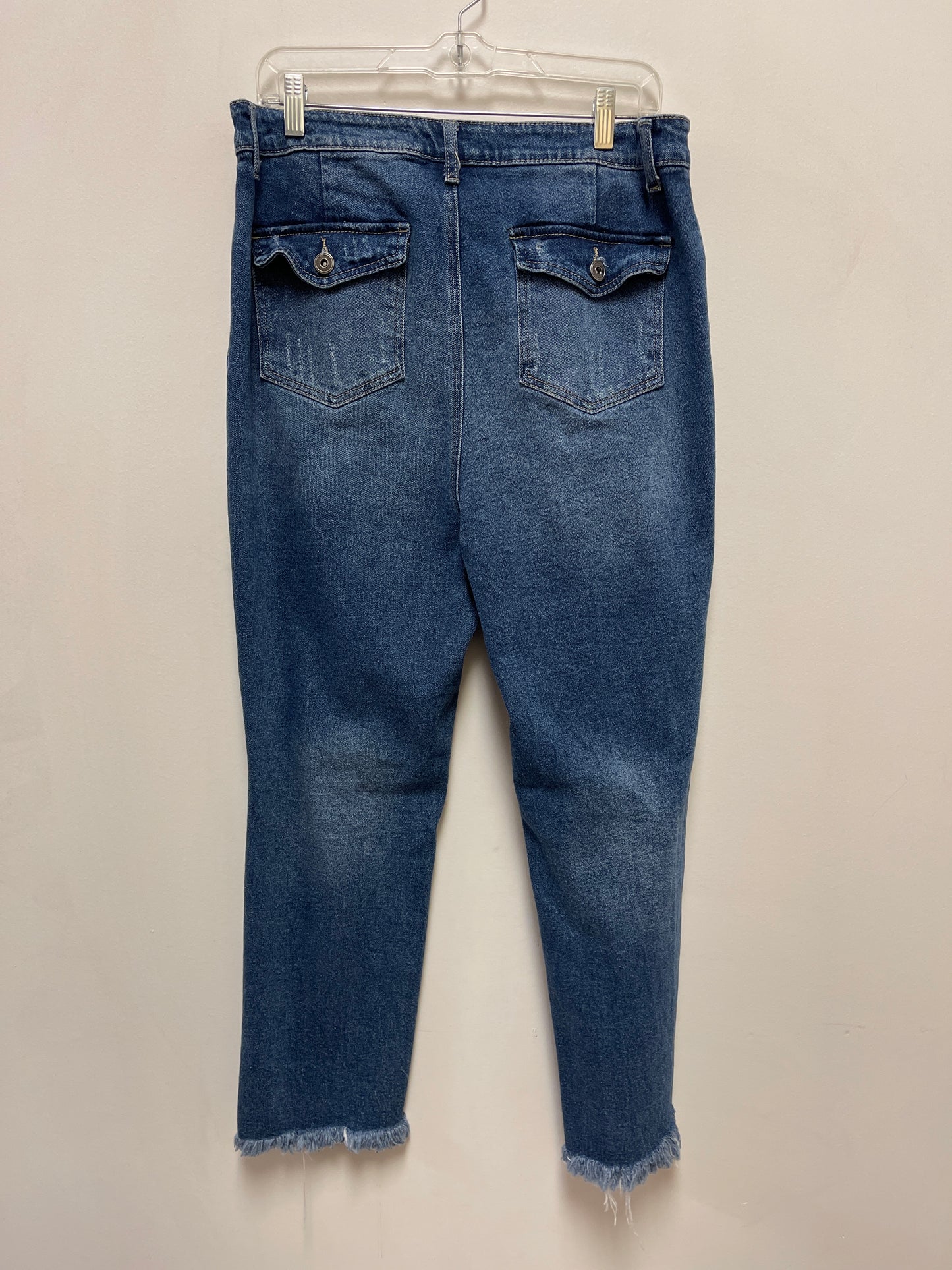 Jeans Straight By Indigo In Blue Denim, Size: 12