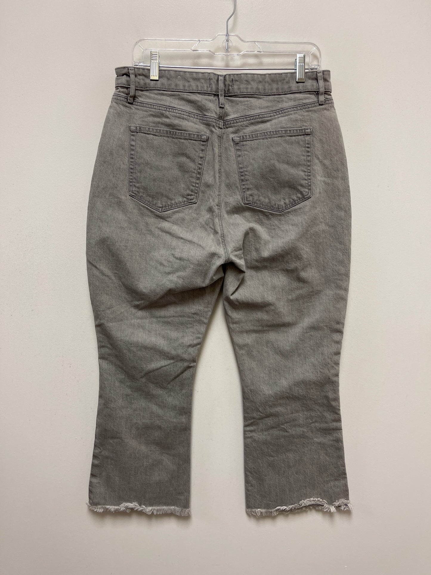 Grey Jeans Straight Loft, Size 10