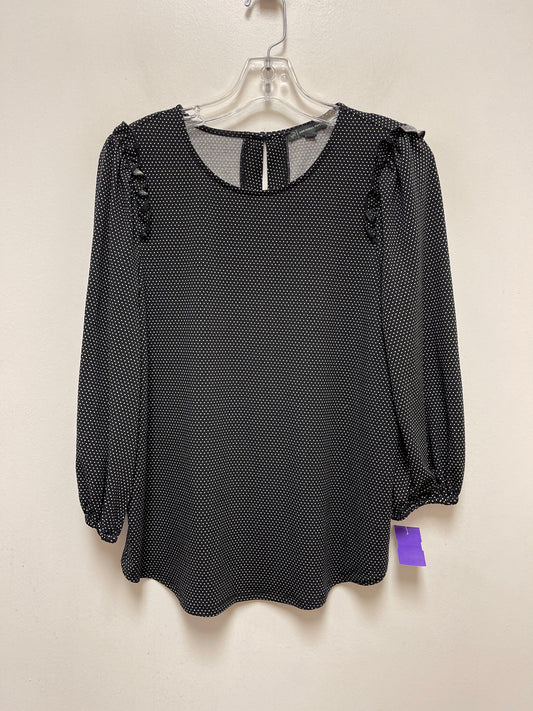 Black Top Long Sleeve Adrianna Papell, Size S