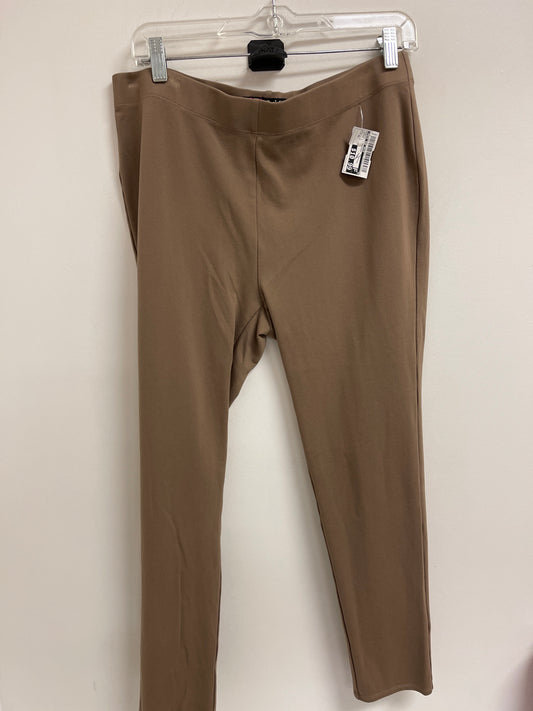 Pants Leggings By Peck And Peck In Brown, Size: Xl