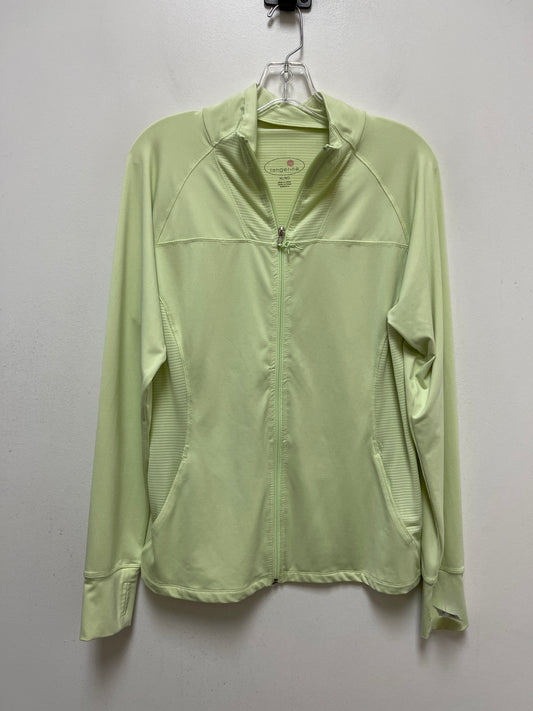 Green Athletic Jacket Tangerine, Size Xl